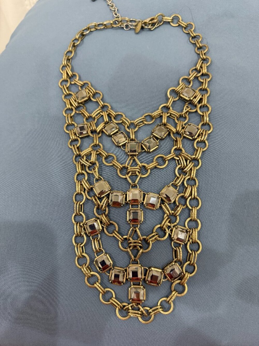 Chico's Gold-Tone Multi-Strand Statement Necklace 🌟
